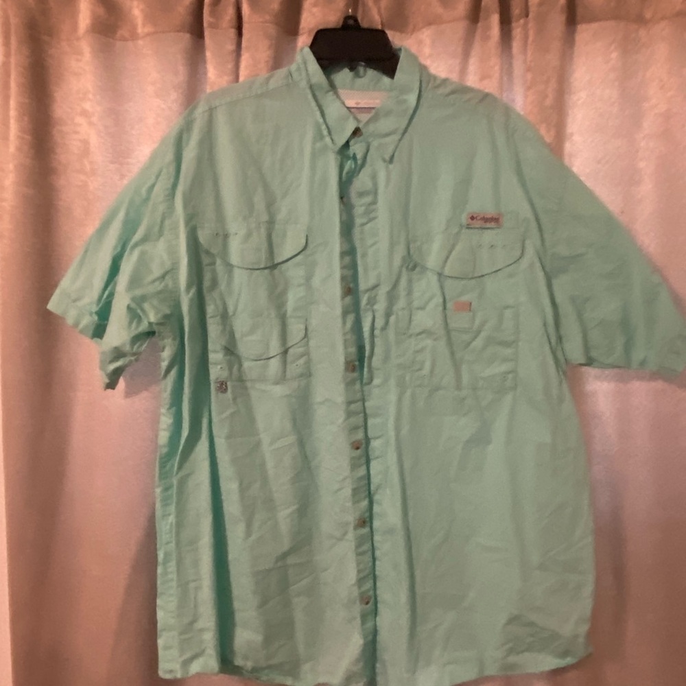 Columbia PFG short sleeve button up